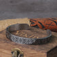 Handmade Nordic Viking Valknut Bangle Celtic Knot Never Fade with wooden box as a gift