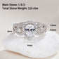 2 Pieces Engagement Ring Set for Women 925 Sterling Silver Brilliant Pear Oval Cut AAAAA Cz Bridal Wedding Jewelry